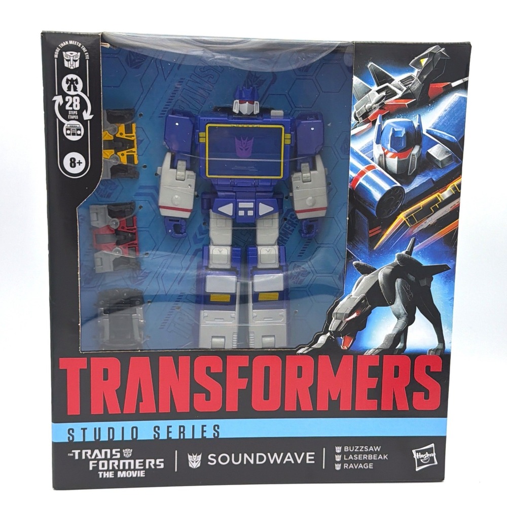 Hasbro Transformers Studio Series Soundwave Movie Action Figure Buzzsaw Ravage